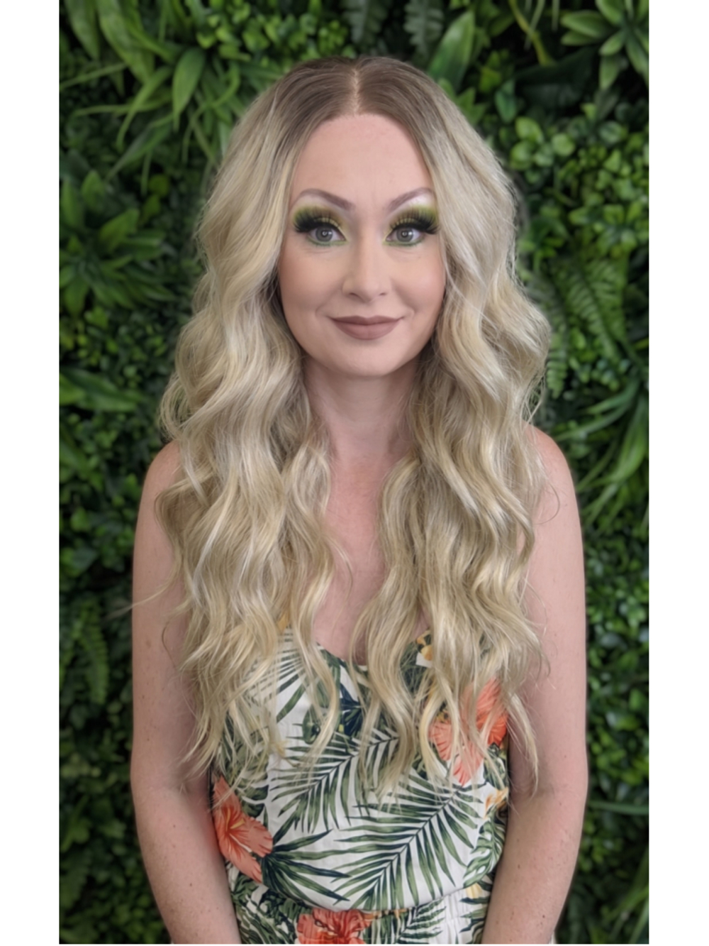 Tessa in Creme Brulee I 26" Multi Tone Blonde Wavy Lace Front Wig